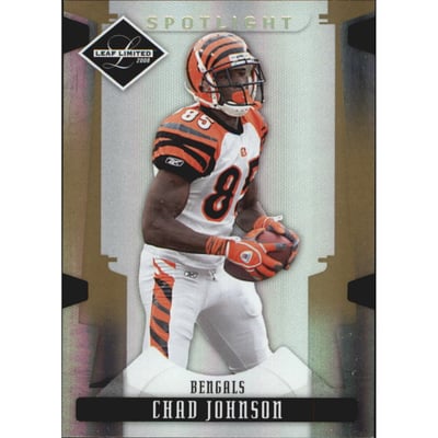 2008 Leaf Limited Gold Spotlight #23 Chad Johnson