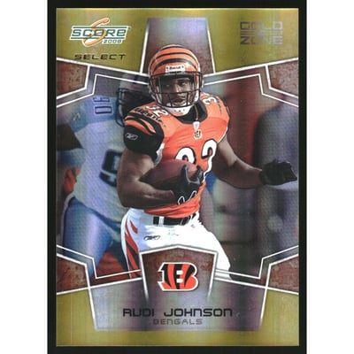 2008 Select Gold Zone #62 Rudi Johnson