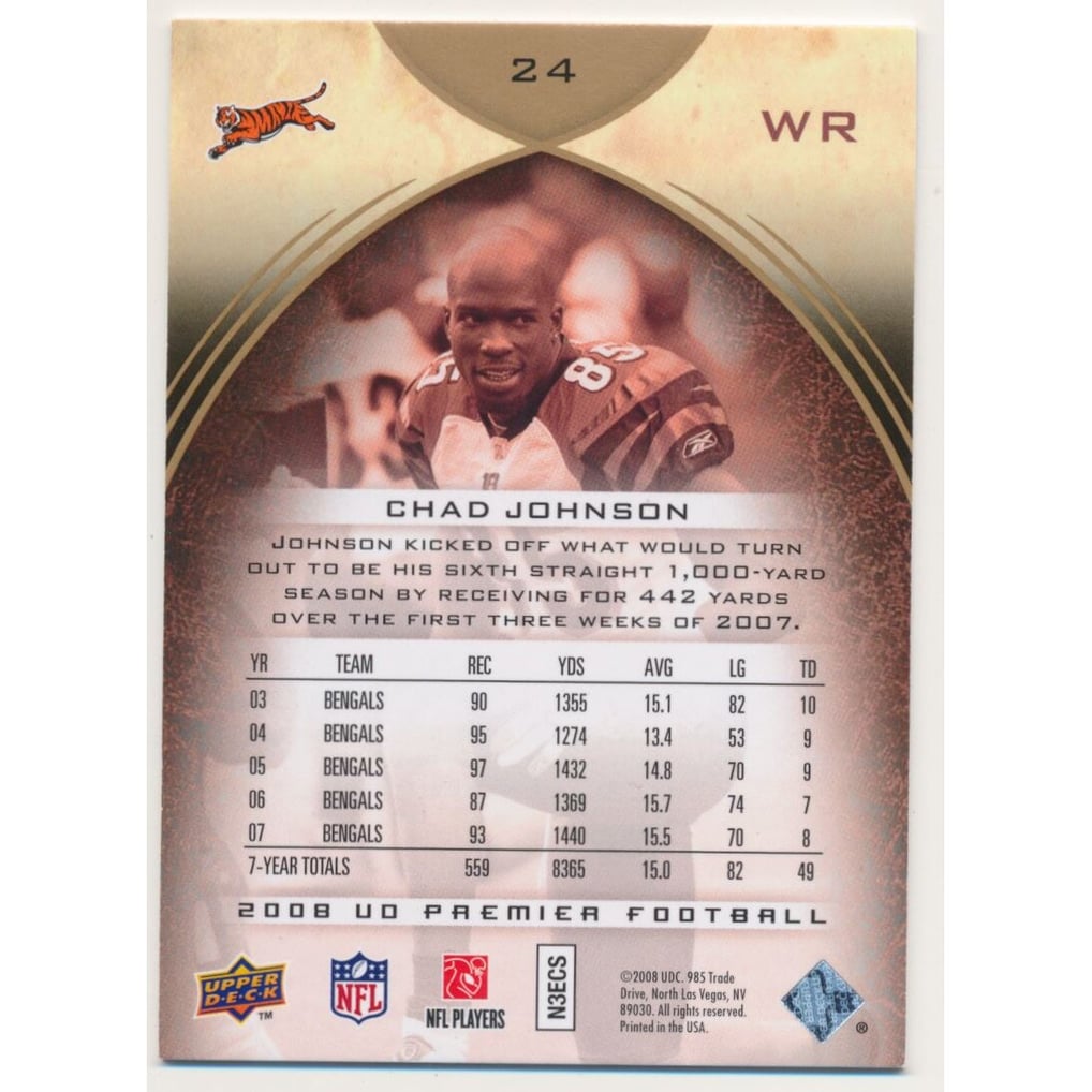 2008 Upper Deck Premier #24 Chad Johnson