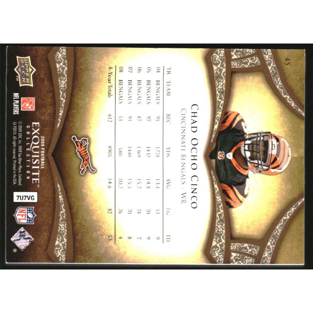 2009 Exquisite Collection #45 Chad Johnson