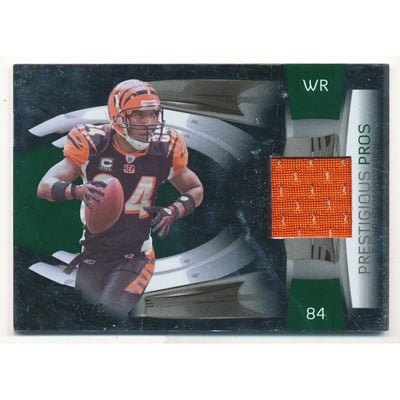 2009 Playoff Prestige Prestigious Pros Materials Green #45 T.J. Houshmandzadeh