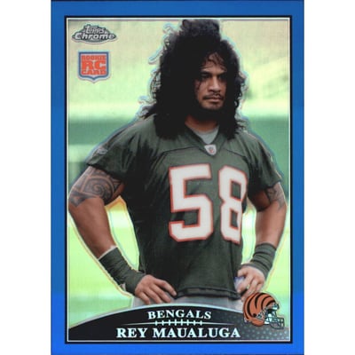 2009 Topps Chrome Blue Refractors #TC166 Rey Maualuga