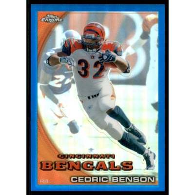 2010 Topps Chrome Blue Refractors #C181 Cedric Benson
