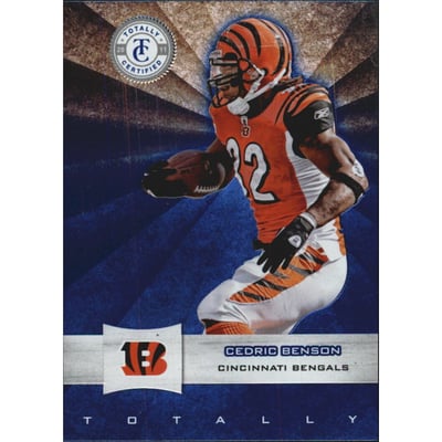 2011 Totally Certified Blue #17 Cedric Benson