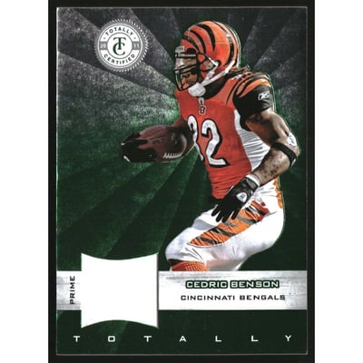 2011 Totally Certified Green Materials Prime #17 Cedric Benson/5