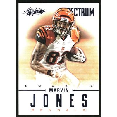 2012 Absolute Spectrum Blue Retail #163 Marvin Jones