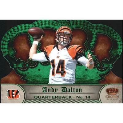 2012 Crown Royale Green #11 Andy Dalton