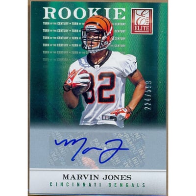 2012 Elite Turn of the Century Autographs #168 Marvin Jones/599