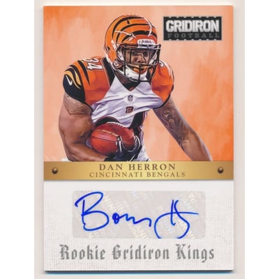 2012 Gridiron Rookie Gridiron Kings Autographs #22 Dan Herron