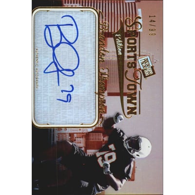 2012 Press Pass SportsTown Gold #STBT Brandon Thompson/92*