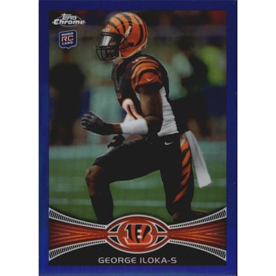 2012 Topps Chrome Blue Refractors #205 George Iloka