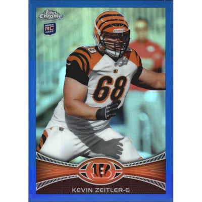 2012 Topps Chrome Blue Refractors #207 Kevin Zeitler