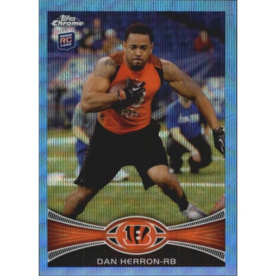 2012 Topps Chrome Blue Wave Refractors #BW113 Dan Herron