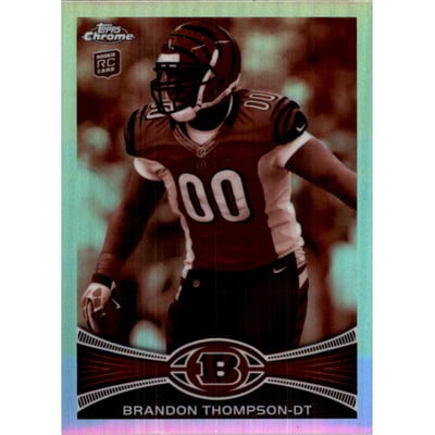 2012 Topps Chrome Sepia Refractors #143 Brandon Thompson