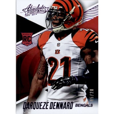 2014 Absolute Spectrum Purple #107 Darqueze Dennard