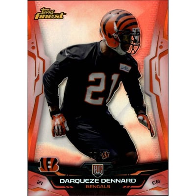 2014 Finest Red Refractors #137 Darqueze Dennard