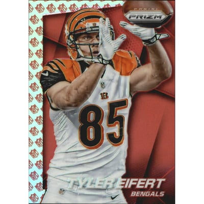2014 Panini Prizm Prizms NFL Shield #140 Tyler Eifert