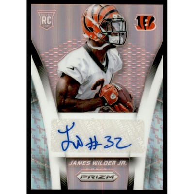 2014 Panini Prizm Rookie Autographs Prizms Pink #ARJW1 James Wilder Jr./150