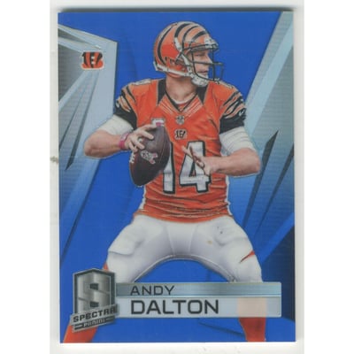 2014 Panini Spectra Prizms Blue #140 Andy Dalton