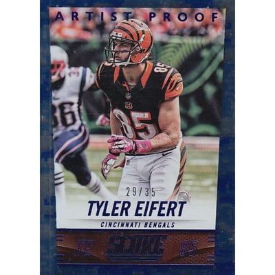 2014 Score Artist's Proof #50 Tyler Eifert
