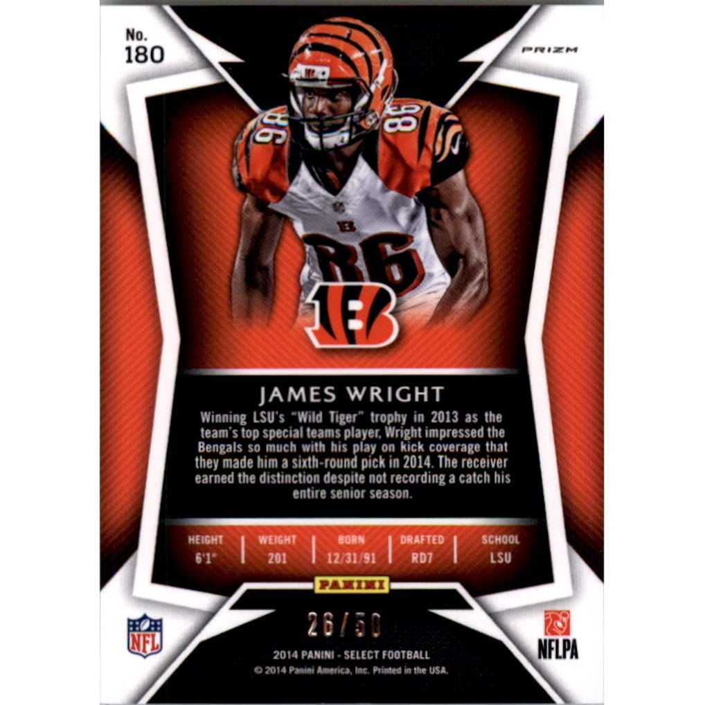 2014 Select Prizm Blue #180 James Wright