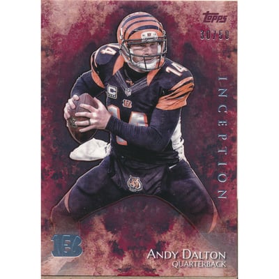 2014 Topps Inception Red #49 Andy Dalton