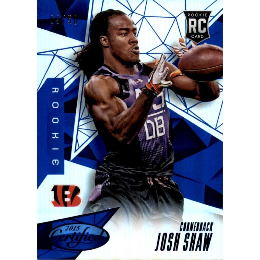 2015 Certified Mirror Blue #155 Josh Shaw
