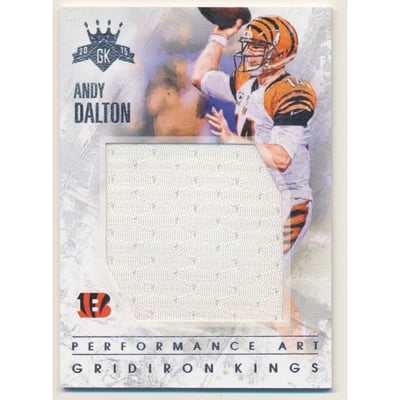 2015 Gridiron Kings Performance Art Materials #PAAD Andy Dalton/99