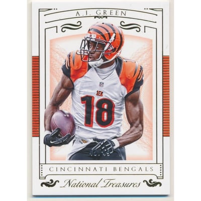 2015 Panini National Treasures Gold #5 A.J. Green