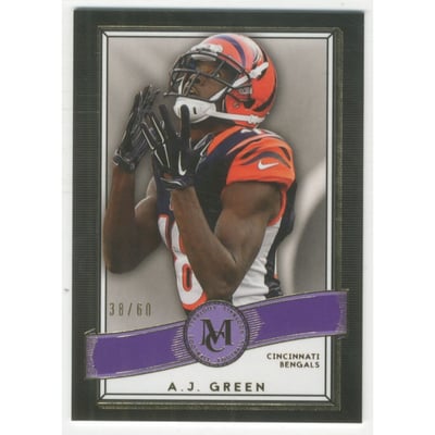 2015 Topps Museum Collection 60th Anniversary Amethyst #86 A.J. Green
