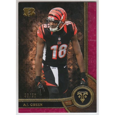 2015 Topps Triple Threads Ruby #28 A.J. Green