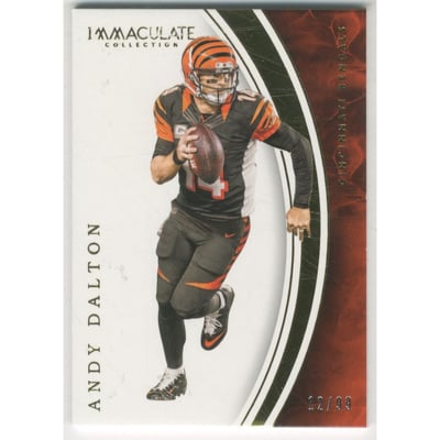 2016 Immaculate Collection #6 Andy Dalton
