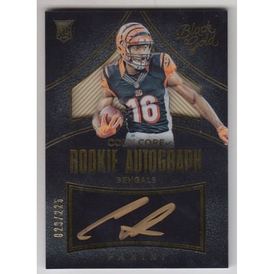 2016 Panini Black Gold #128 Cody Core AU RC