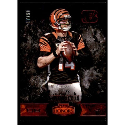 2016 Panini Honors Red #14 Andy Dalton