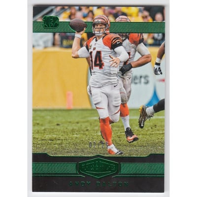 2016 Panini Plates and Patches Green #20 Andy Dalton