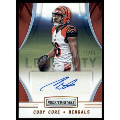2016 Rookies and Stars Rookie Longevity Signatures #42 Cody Core/75