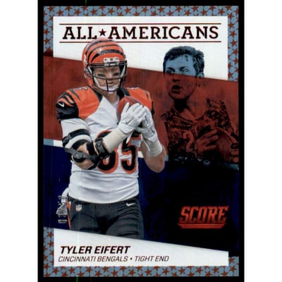 2016 Score All Americans Jumbo Red #14 Tyler Eifert