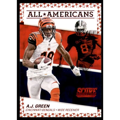 2016 Score All Americans Jumbo Red #22 A.J. Green