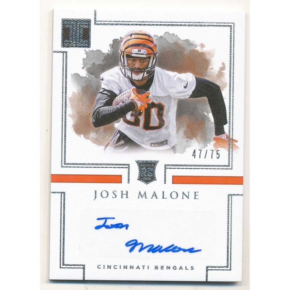 2017 Panini Impeccable #175 Josh Malone AU RC