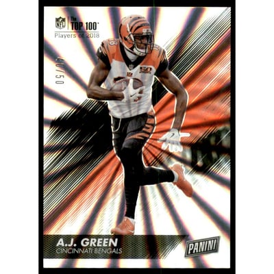 2018 Panini Day Rainbow Spokes #22 A.J. Green