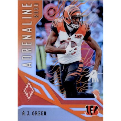 2018 Panini Phoenix Adrenaline Rush Orange #7 A.J. Green