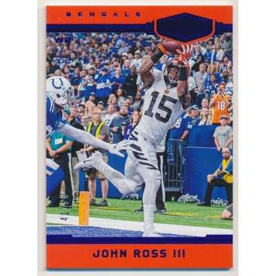 2018 Panini Plates and Patches Blue #40 John Ross III