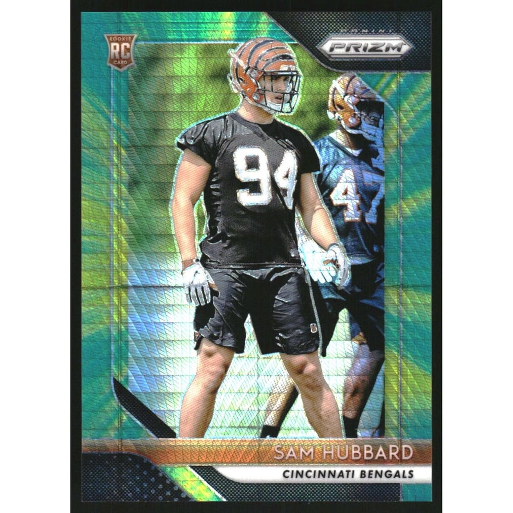 2018 Panini Prizm Prizms Hyper #266 Sam Hubbard