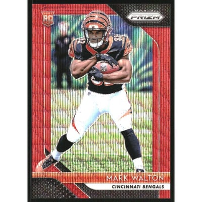 2018 Panini Prizm Prizms Red Wave #231 Mark Walton