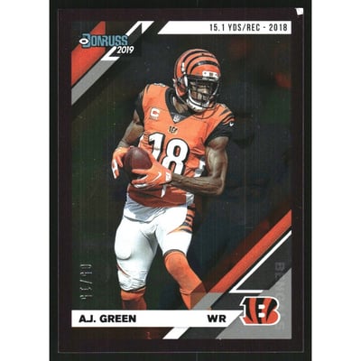 2019 Donruss Season Stat Line #58A A.J. Green/15