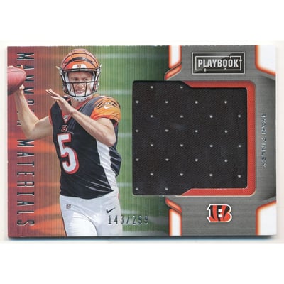 2019 Panini Playbook Mammoth Materials #6 Ryan Finley