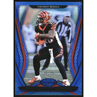 2020 Certified Mirror Blue #81 Joe Mixon
