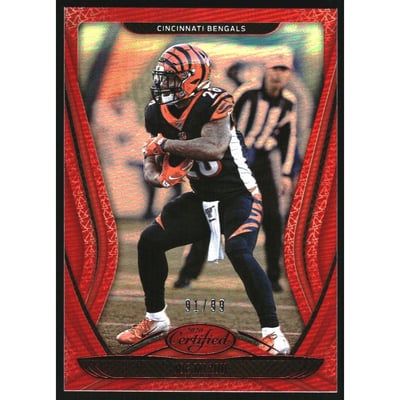 2020 Certified Mirror Red #81 Joe Mixon