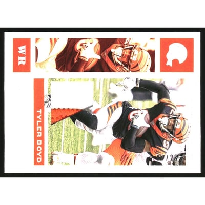 2020 Panini Chronicles Jerseys Prime #20 Tyler Boyd/25