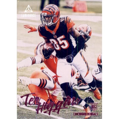 2020 Panini Luminance Pink #214 Tee Higgins CHRONICLES